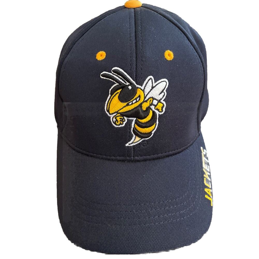 Georgia Tech SnapBack Hat -NEW WITHOUT TAGS -Captivating Headwear - Navy Cap